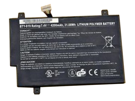 Batería para Summit-E13FlipEvo-A12Mt-A12Mt-026-4ICP5/50/msi-BTY-S19